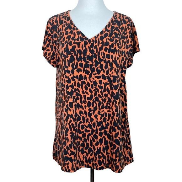 Masai Leopard Print T-shirt Size Large - Picture 1 of 5